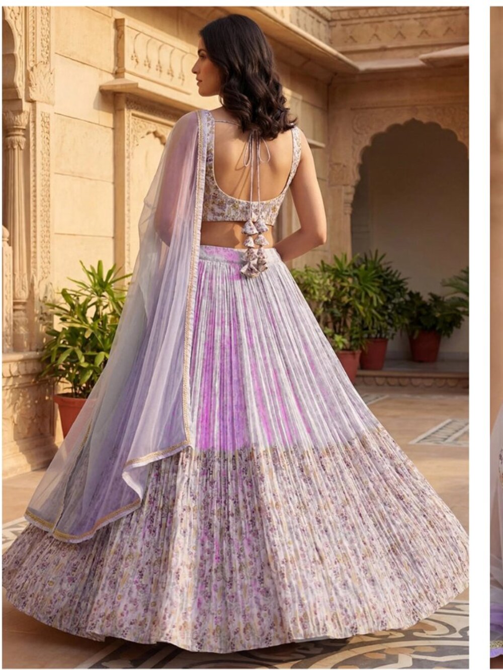 House of Indya Floral Lehenga Set - Elegant Women's Wedding Outfit